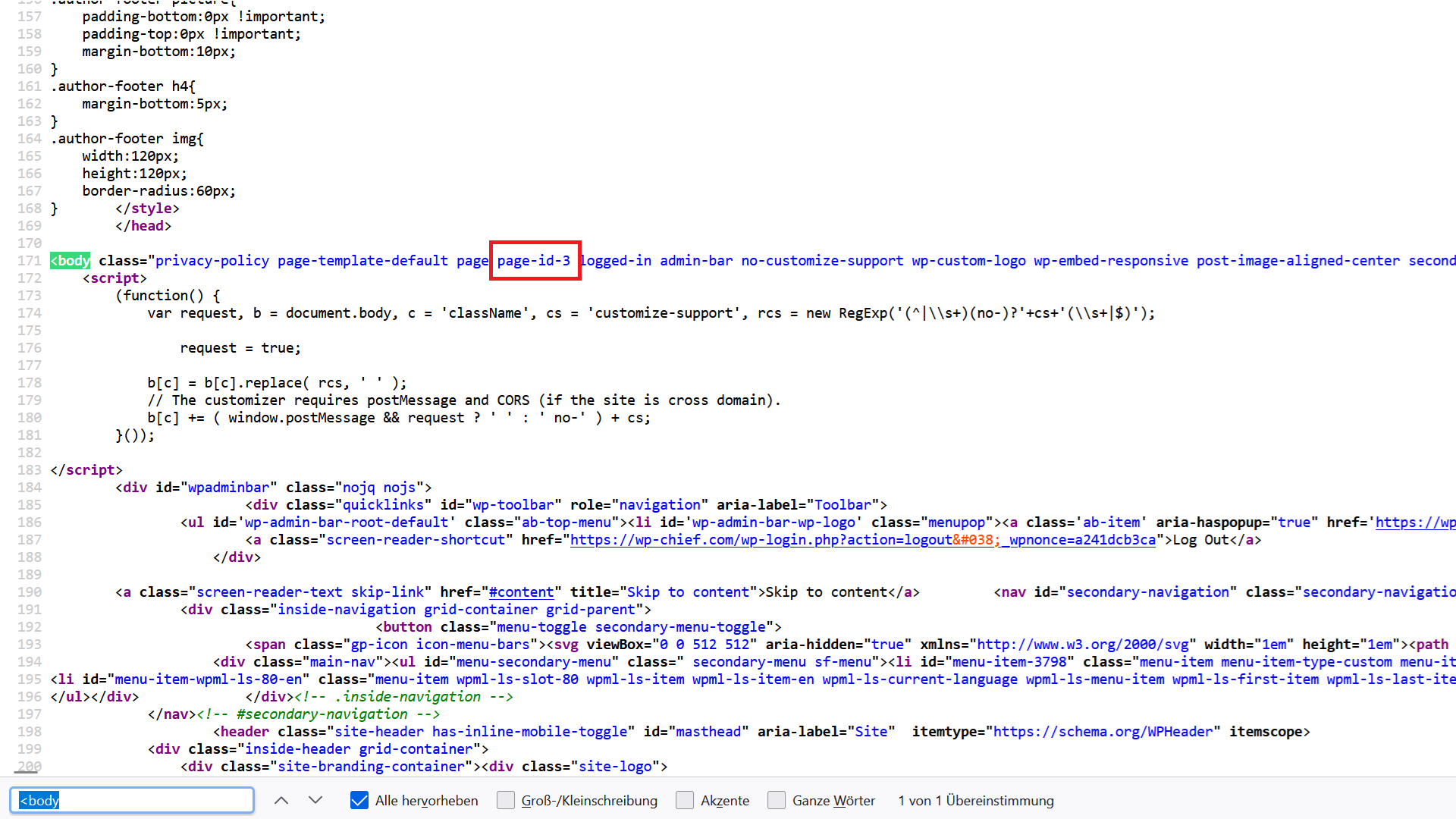 WordPress Post ID Herausfinden
