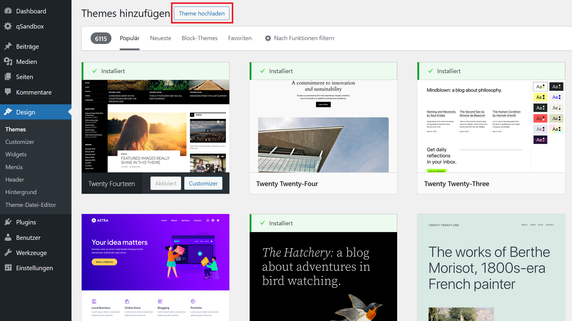 WordPress Themes