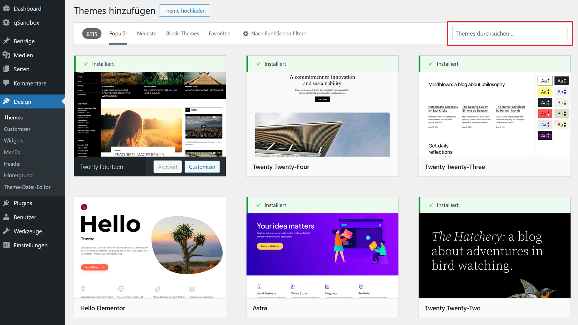 WordPress Themes Kostenlos